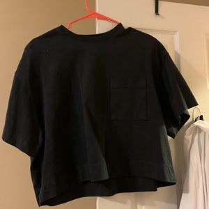 Athleta organic crop tee